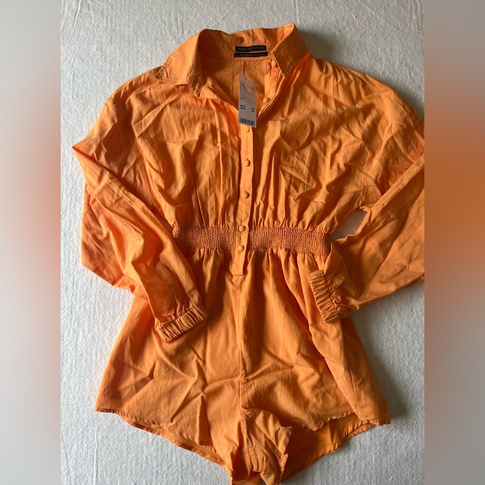 Urban Outfitters Orange Romper